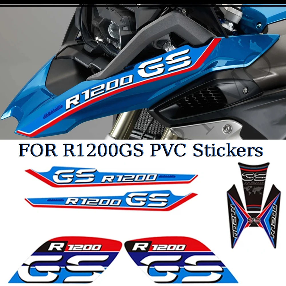 Tank Pad Stickers Extension Extender Fairing Anti-scratch Decal Protection For BMW R1200GS R1200 R 1200 GS LC Rallye Adventure