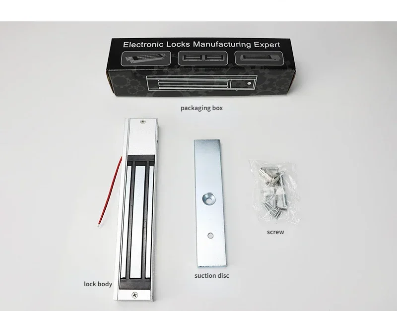 350KG EM Lock With Led Function 12V/24V Fail-Safe 800LBS Magnetic Lock With Led Embedded