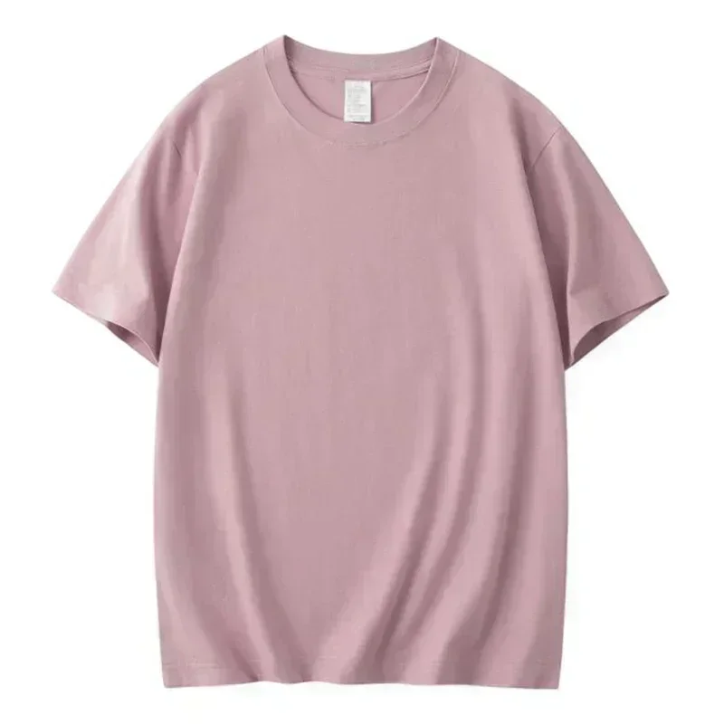 2025 Estate di Alta Qualità Femminile T-Shirt di Base Ragazze Confortevole Baggy Manica Corta Vestiti Delle Donne Coreano di Base Solido Magliette E Camicette di Cotone