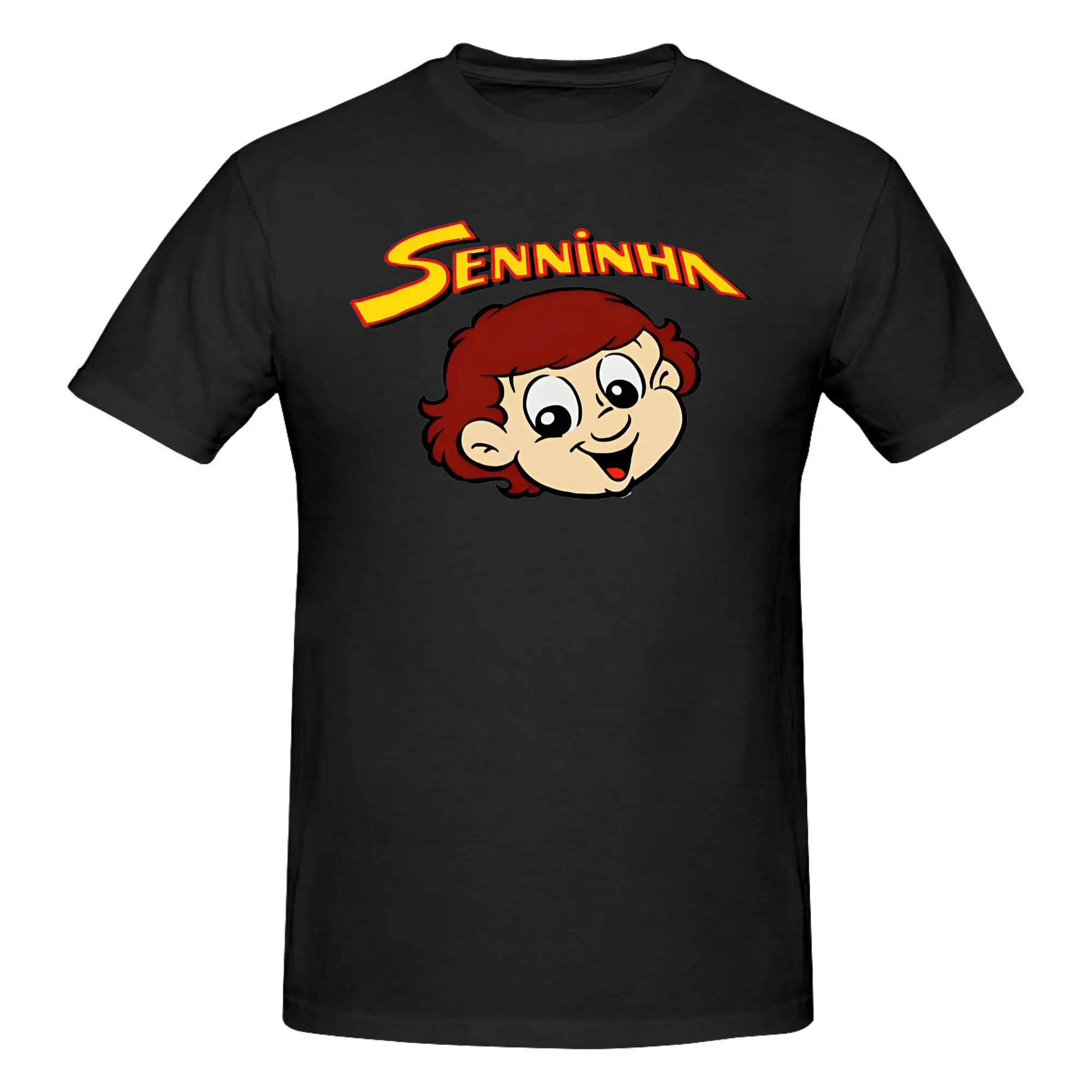 Men Women Graphic Print Senninha Ayrton T Shirt Tee Pure Cotton Harajuku T-shirts Clothing TS008