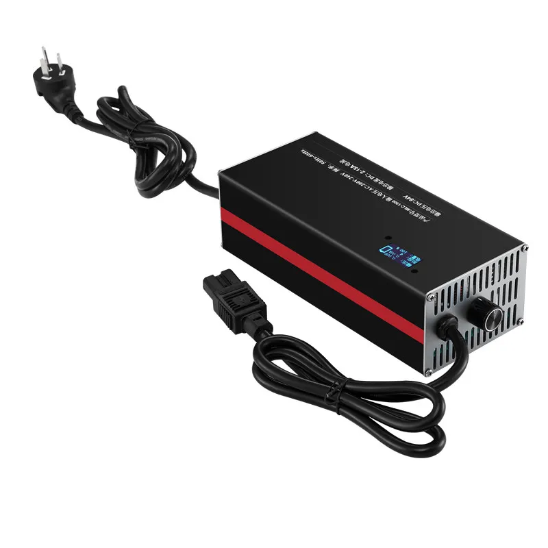 

20A 36V 48V 58.4V 72V 60V 67.2V 84V 87.6V Li-ion LiPo Lifepo4 Lithium Battery Charger Curren Adjust Fast Charge 10S 16S 20S 24S