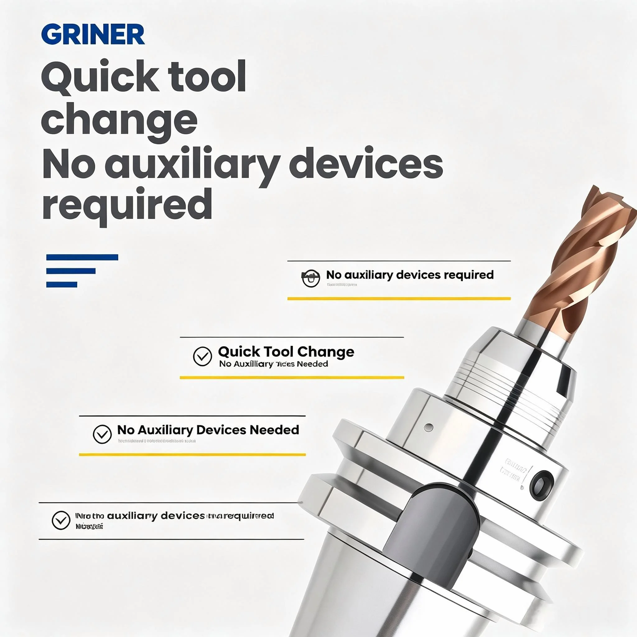 GRINER BT40 BT50 Hydraulic Tool Holder Anti-vibration Hydraulic Chuck High Precision Balanced CNC Machining Center Tool Holder F