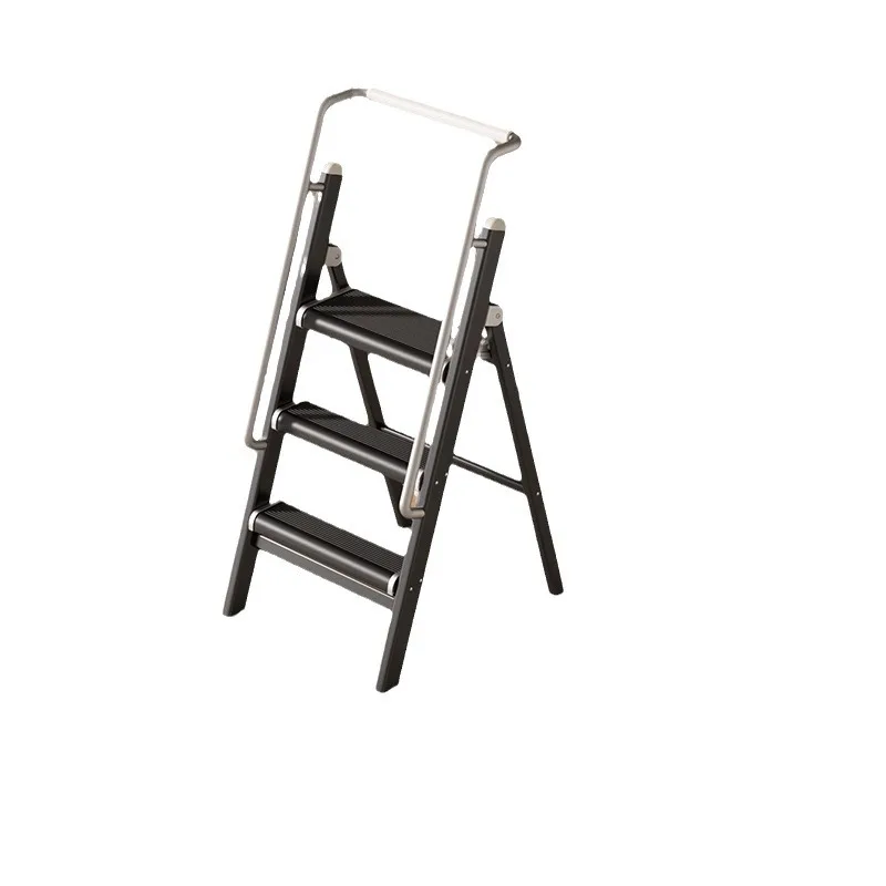 

For ladies with handrails, thickened and widened household ladder three-step ladder four-step ladder