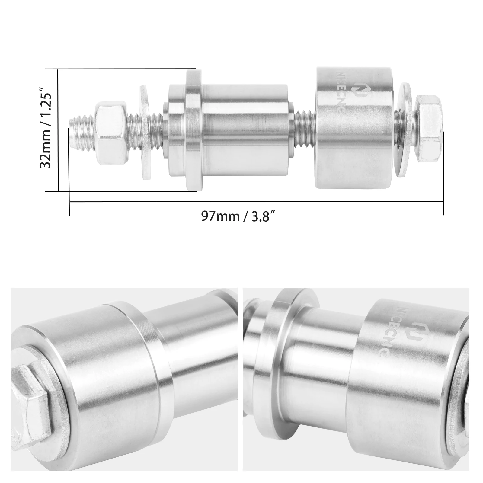 NICECNC 2024-2025 ل KTM EXC 300 250 350 500 EXCF 250 350 450 500 XC-W 350 500 XCF-W 250 350 PDS صدمة هيم المشتركة الصحافة أداة