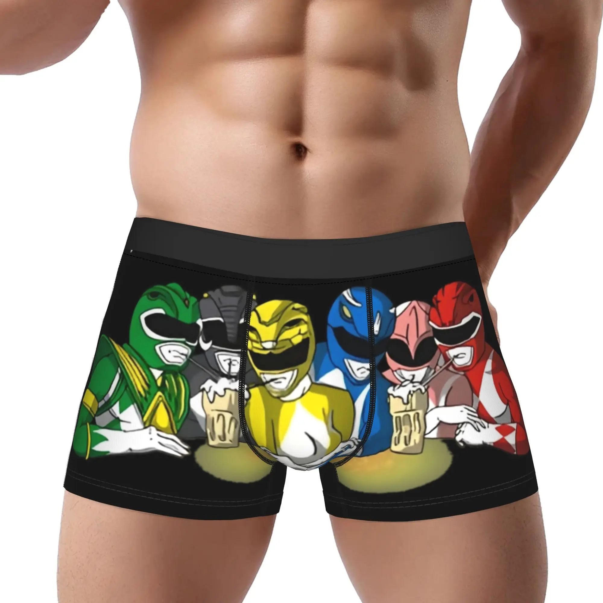 FUNNY RANGERS FRIENDS Underpants Homme Panties Men Underwear Comfortable Shorts Boxer Briefs