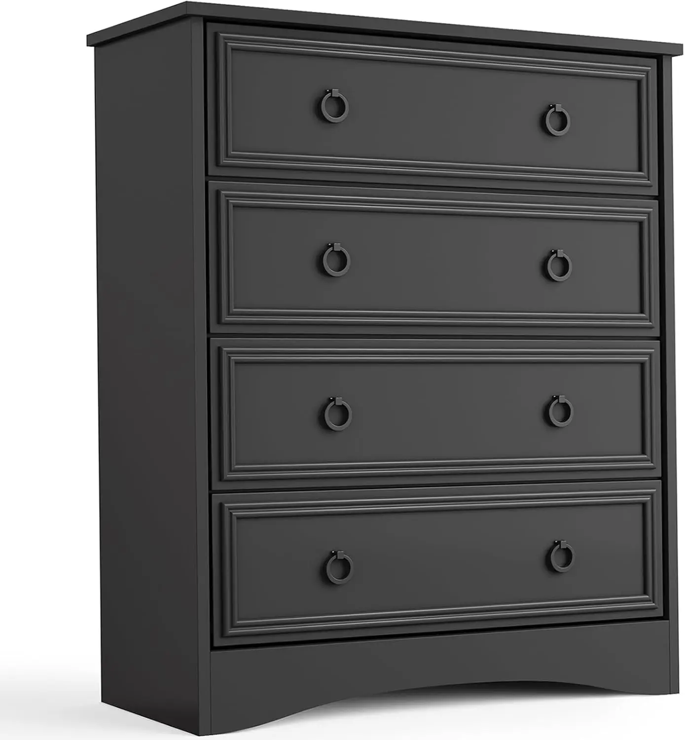 Modern 4 Drawer Dresser, 35.44