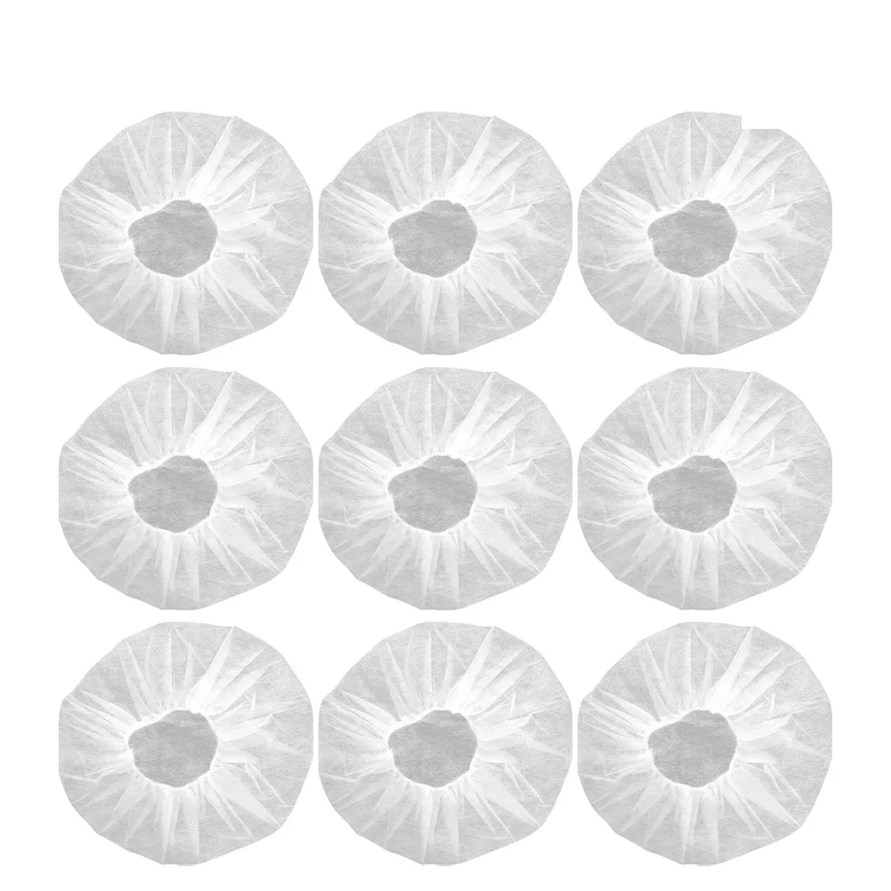 

100pcs Cap Nurse Disposable Working Hat Non Woven Fabric Hat For Working Dustproof Men Women Bath Cap Practical Safe