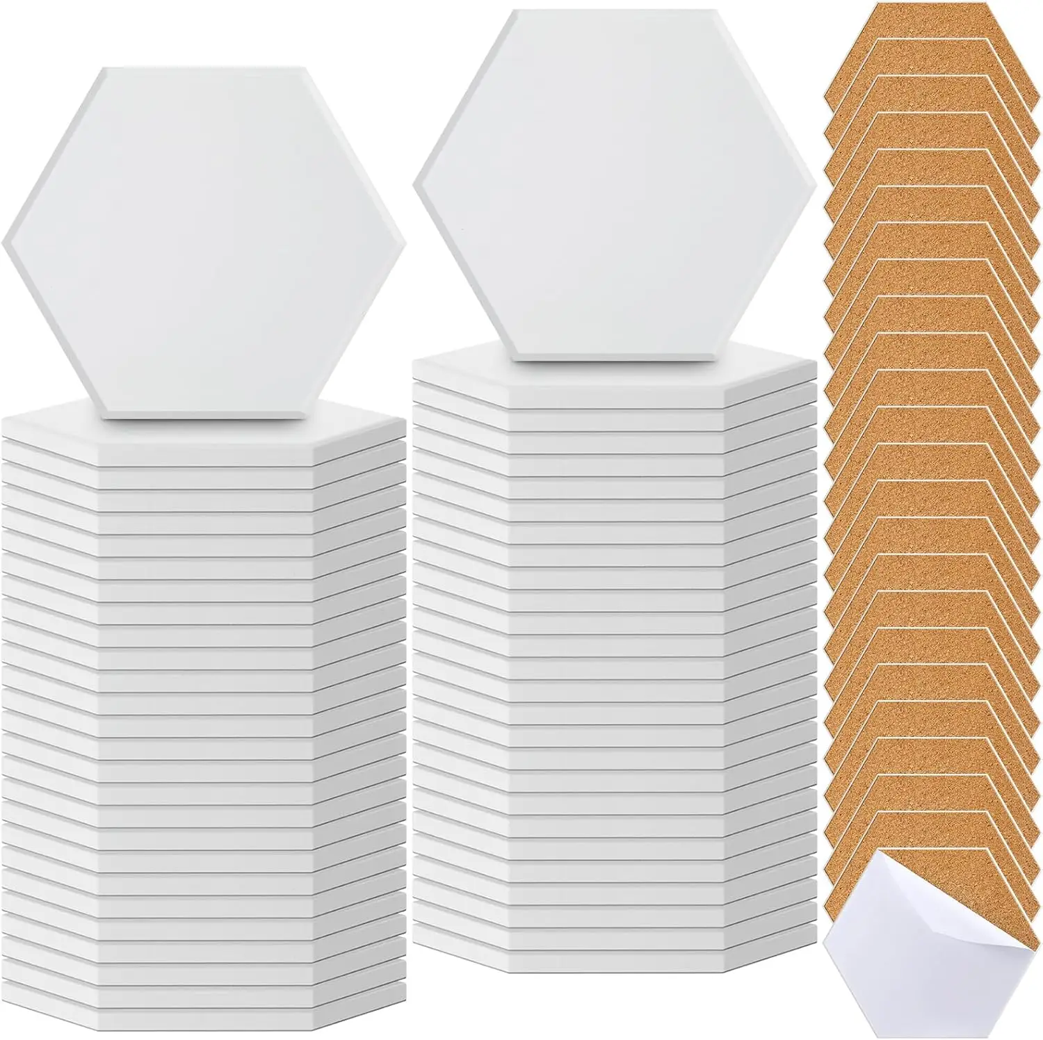 

Набор из 96 шестиугольных керамических плиток с пробковой основой для поделок, работ с спиртовыми чернилами, акриловой живописью и подарков