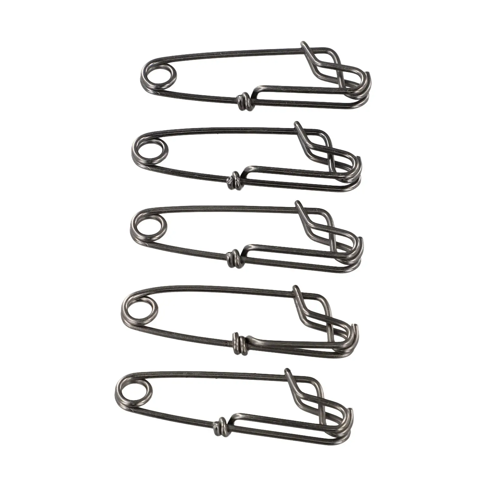 

5x Long Line Clips Snap Swivel Longline Branch Hanger Tuna Fishing Connectors Stainless Steel Snaps Swivels Tackle Accessories