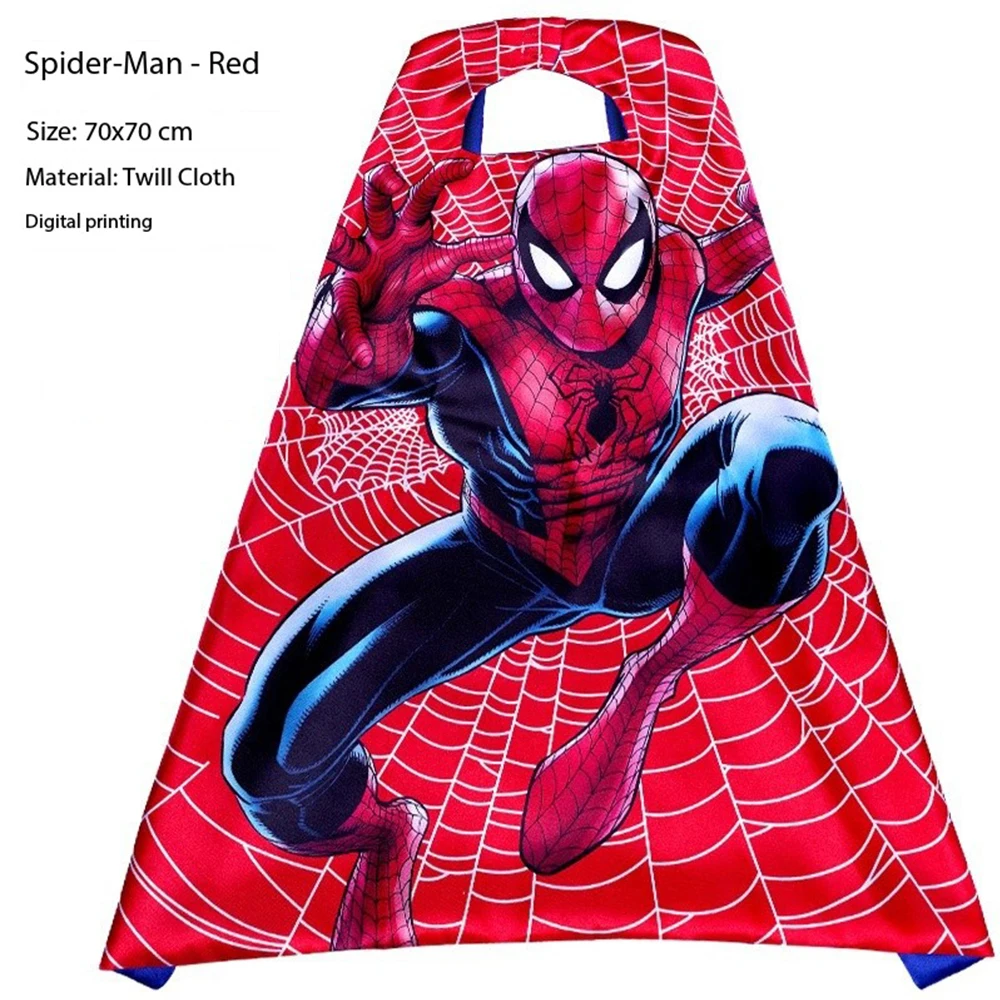 Set di costumi da mantello da supereroe per bambini con maschera per il trucco di Halloween, festa per bambini, mantello da vestire, gioco di ruolo, vestito da avventura