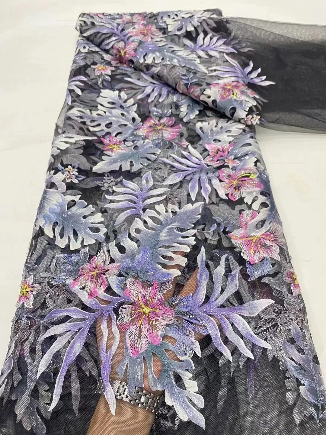 

Green 3D Beads Lace Fabric for Party Dress, 3D Flower Tulle, Mesh Embroidery, Applique, Nigerian, Luxury, High Quality, 2024