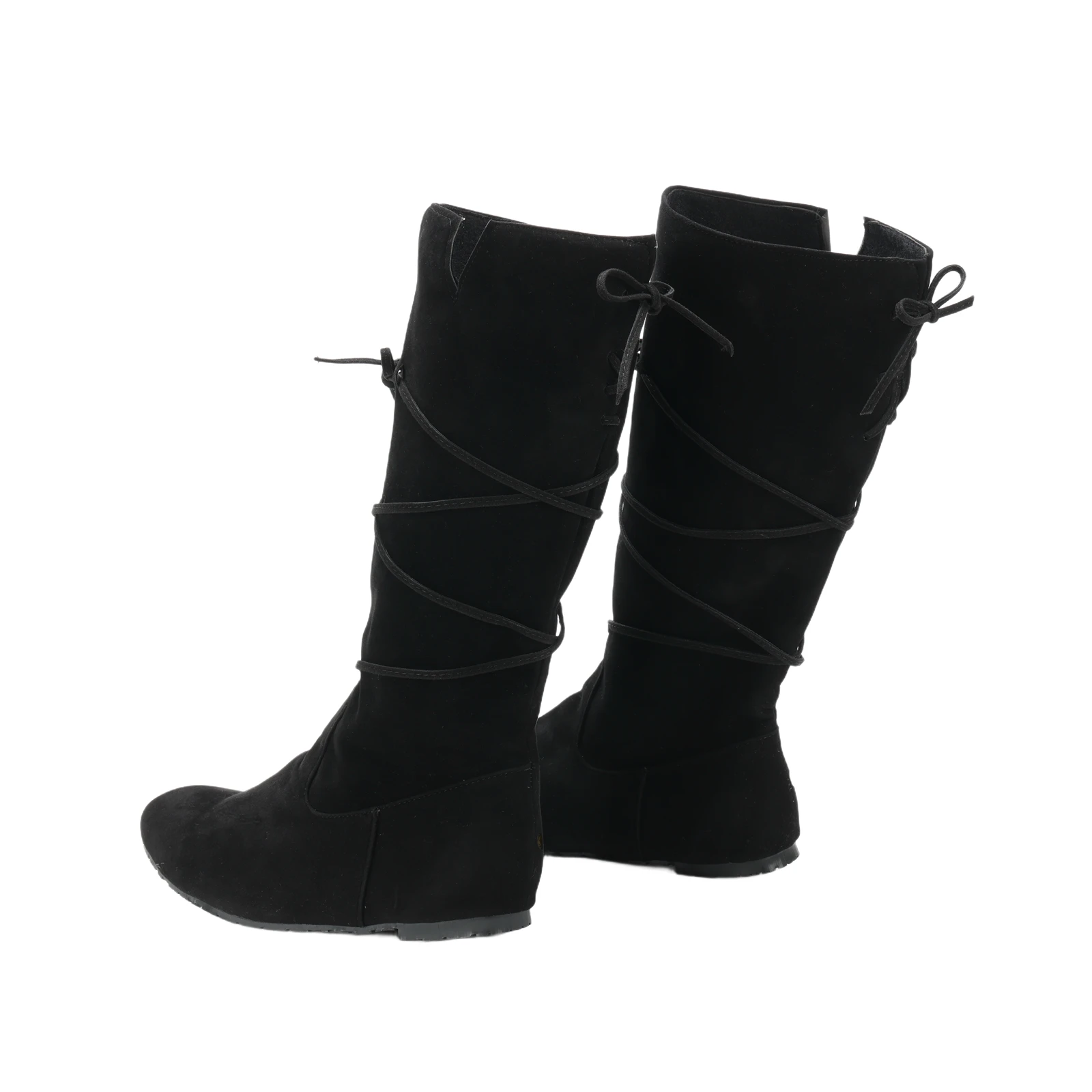 Costume Viking médiéval rétro pour hommes, bottes de chevalier, chaussures Larp en cuir PU, guerrier Cosplay, chaussures fantaisie de fête de carnaval, Halloween nordique