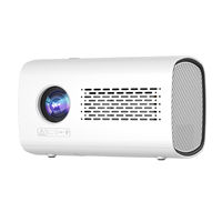 Mini Projector 720P WiFi6 Home Theater Support 150in Display Same Screen Movie Projector Auto Focus w/ Speaker for Home Theater