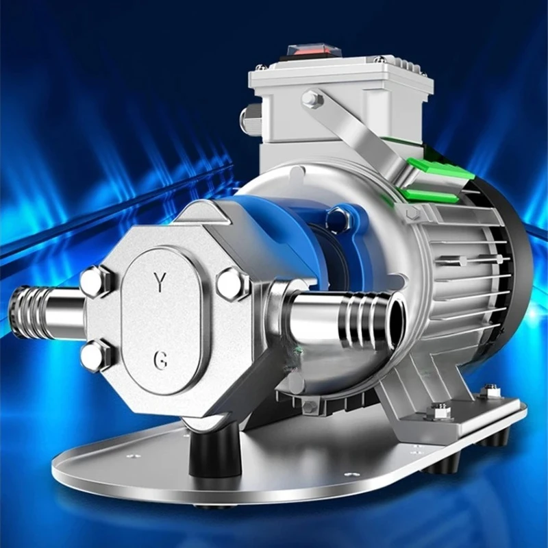 

AAAAA JG-30 Electric Oil Pump Self Suction Gear Oil Pump Food Grade/Industrial Oil Pump Hydraulic380W 220V/380V 30L/min 30M