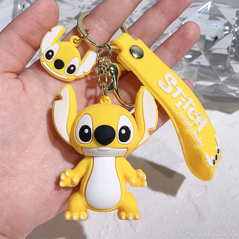 20PCS Großhandel Stich Disney Rucksack Dekoration Schlüsselbund Figur Spielzeug Kawaii Cartoon Charakter Spielzeug Anhänger Fan Kind Geburtstag Geschenk