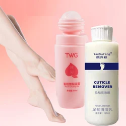 120ml Foot Exfoliator Softener 60ml Chafing Gel 6 Seconds Remove Dead Skin Calluses Anti-Cracked Heel Enhancer Nail Pedicure