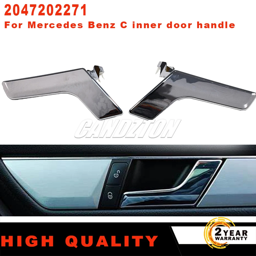 2047202271 Left & Right Inside Door Handle Repair Kit For Mercedes-Benz W204 C250 C300 C350 2047201171