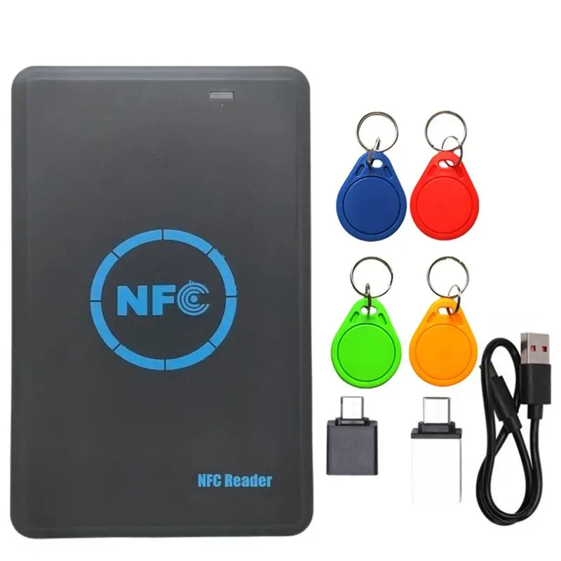 スマートチップ複製リーダー-5周波数rfid-4xcuidキーチェーンコピーヤー-ic-id-1356m-125k-hid-125k-トークンライター-クローン-b12b