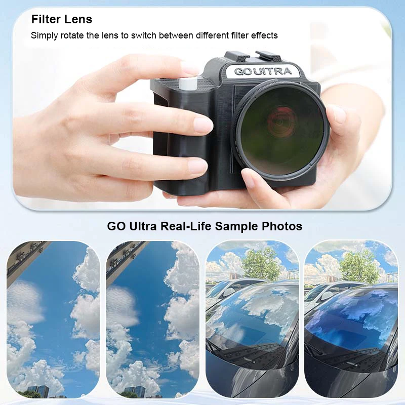 

Combo Camera Grip Holder for Insta360 Go Ultra 3D Printing Street Grip Vlog Holder Camera Grip Camera Accessories