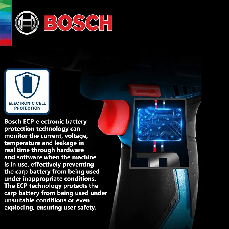 Bosch Gsr12-30 12V Professional Household Wireless Power Tools Rechargeable Hand Electric Drill Electromotion Screwdriver