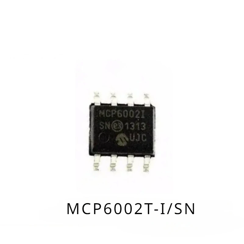 MCP6002T-I/SN MCP6002I SOIC-8 1MHz 1pA Dual low-power rail-to-rail operational amplifiers Op Amp Chips ic