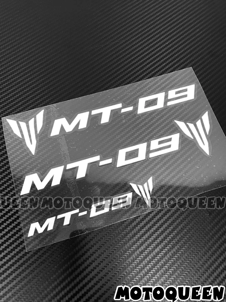 

3X Motorcycle Fairing Tank Pad Air Intake Side Cover Reflective Decals Stickers Set Waterproof for Yamaha MT-09 MT09SP