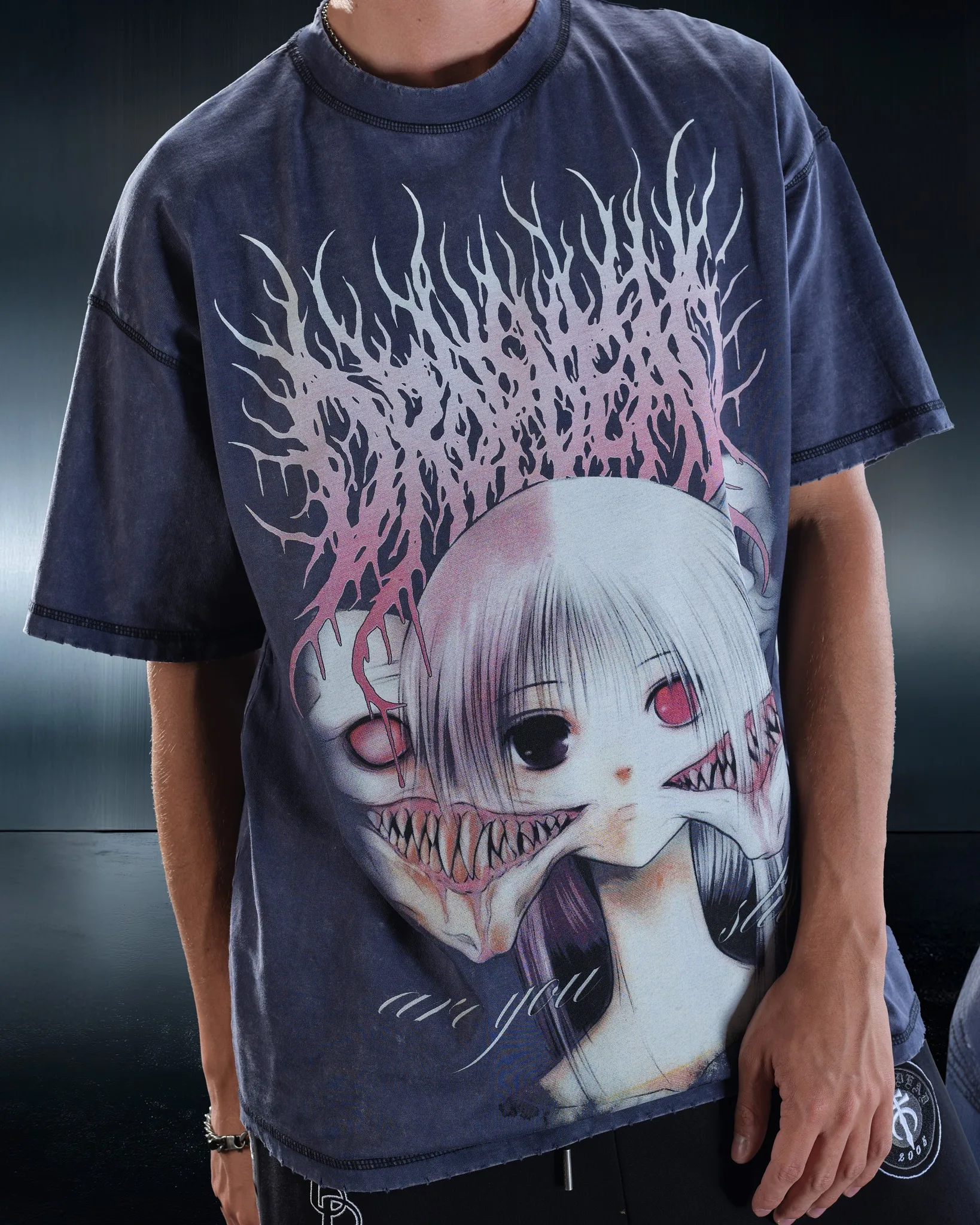 

Vintage Gothic Punk Horror Print Graphic T Shirts Harajuku Short Sleeve Cotton Men Women Retro Goth Style Streetwear Y2k Top