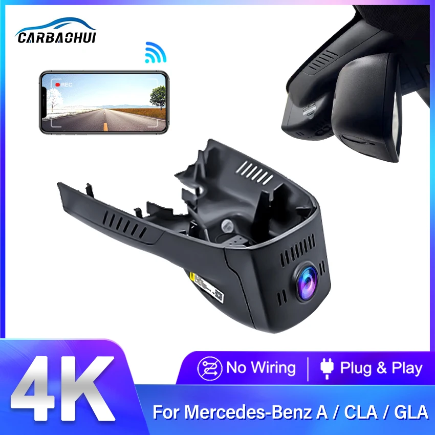 

4K Plug And Play Easy installation Wifi Car DVR Dash Cam For Mercedes Benz GLA GLA260 2014 2015A180 A180D W117 W156 W176