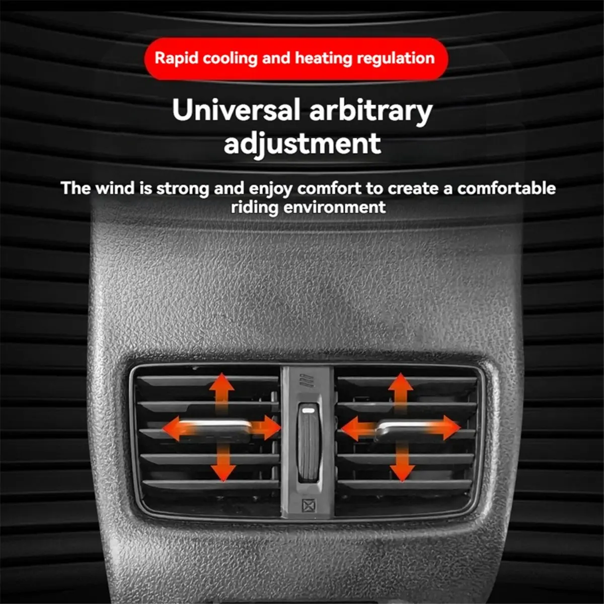Super Sale For Toyota RAV4 2013-2018 Rear Air Conditioning Outlet Armrest Box Interior Air Vent
