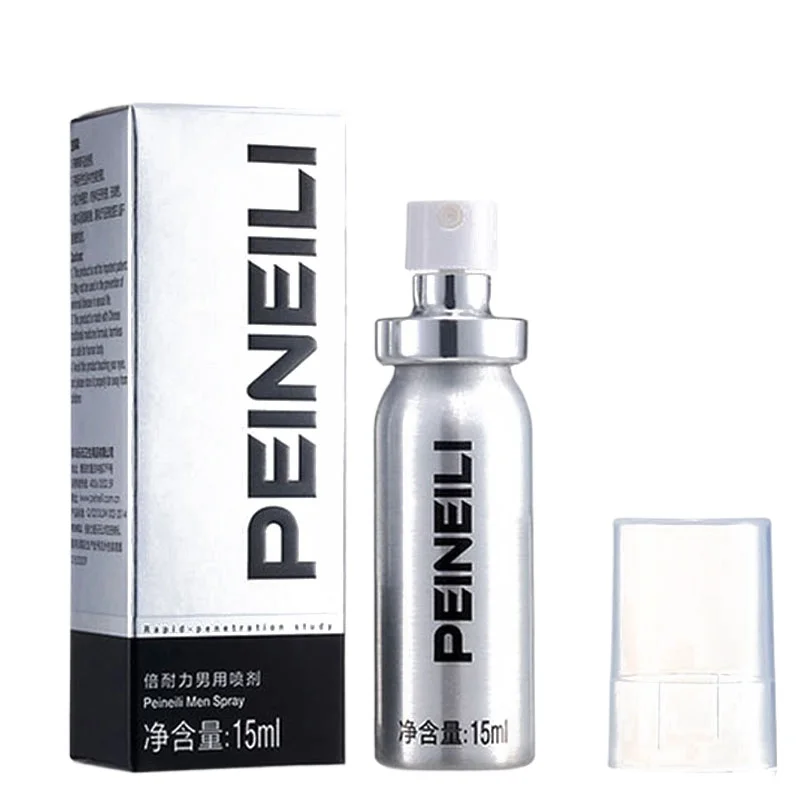 Peineili-pulverizador retardante sexual para hombres, 5 piezas, uso externo, eyaculación precoz, prolonga 60 minutos, aceite para agrandar el pene, más de 18