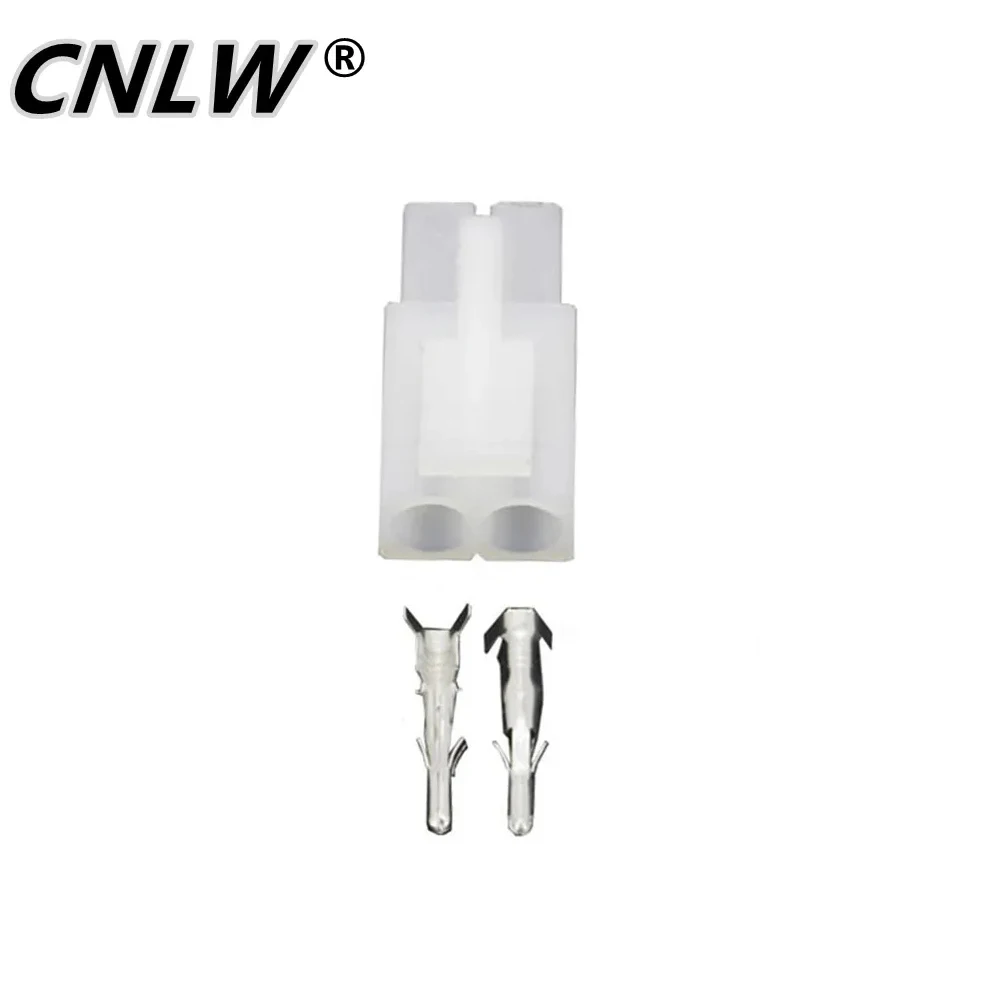 300 PCS 2 Pin L6.2-2P Connector Plug Female Air Docking Connector 6.2mm Pitch Electrical Connector Male Terminal