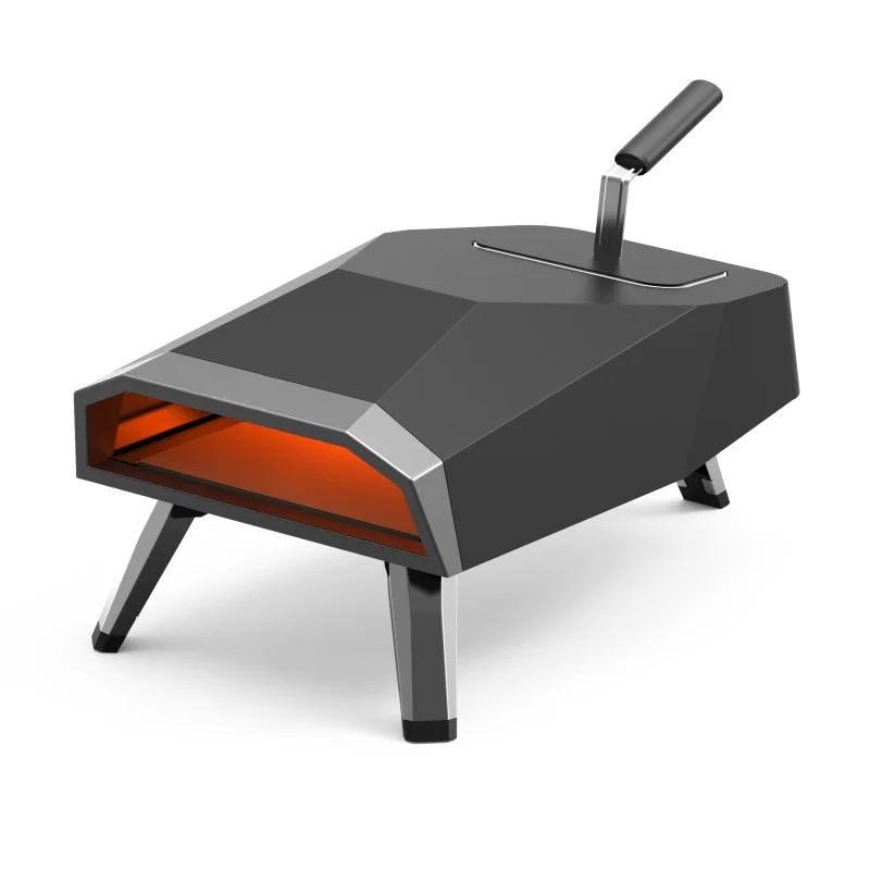 

12 Inch Portable Pellet Pizza Oven Commercial Outdoor Kitchen Folding Cooking Baking BBQ Garden Toasters Pizza Ovens Wood Fire