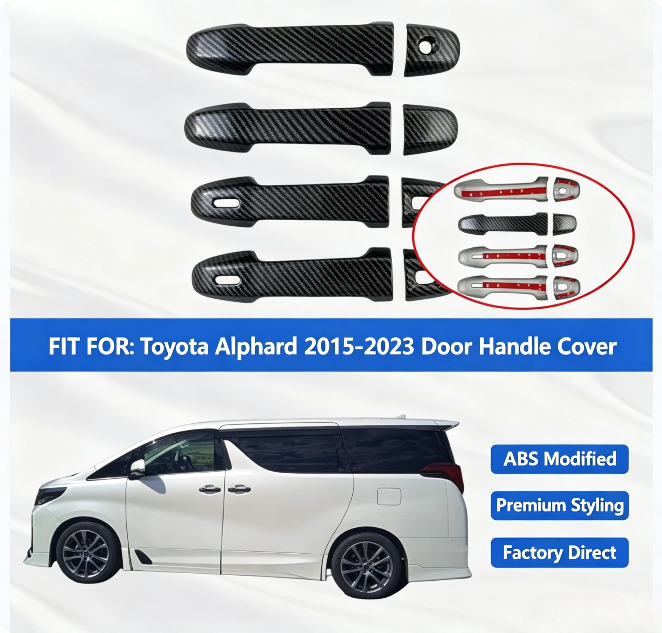 Alphard Door Handle Aluminum Alloy -AliExpress