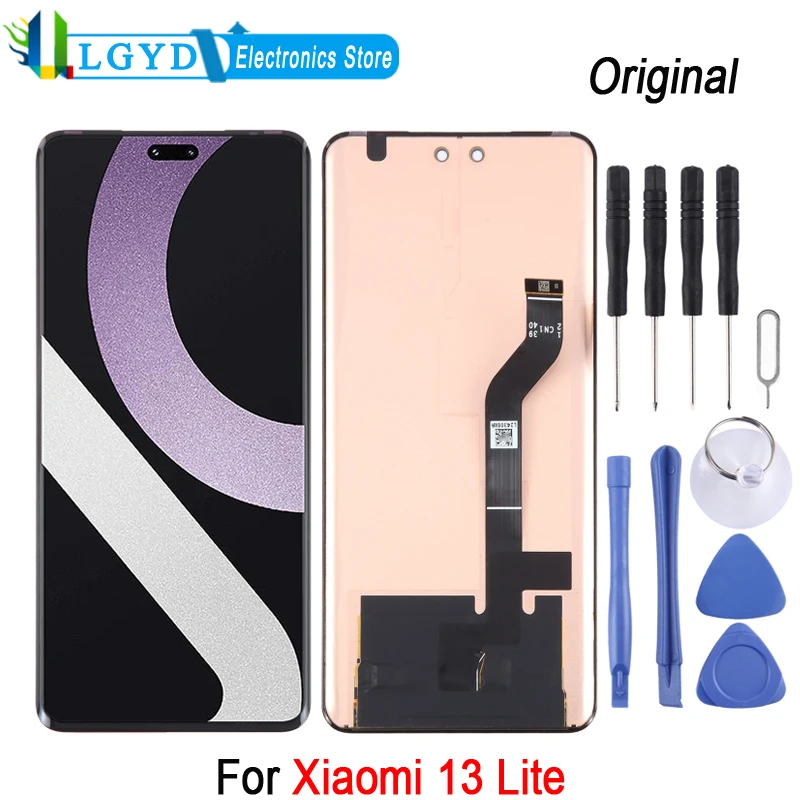 

6.55 Inch AMOLED LCD Screen For Xiaomi 13 Lite Phone Display With Digitizer Full Assembly Replacement Part