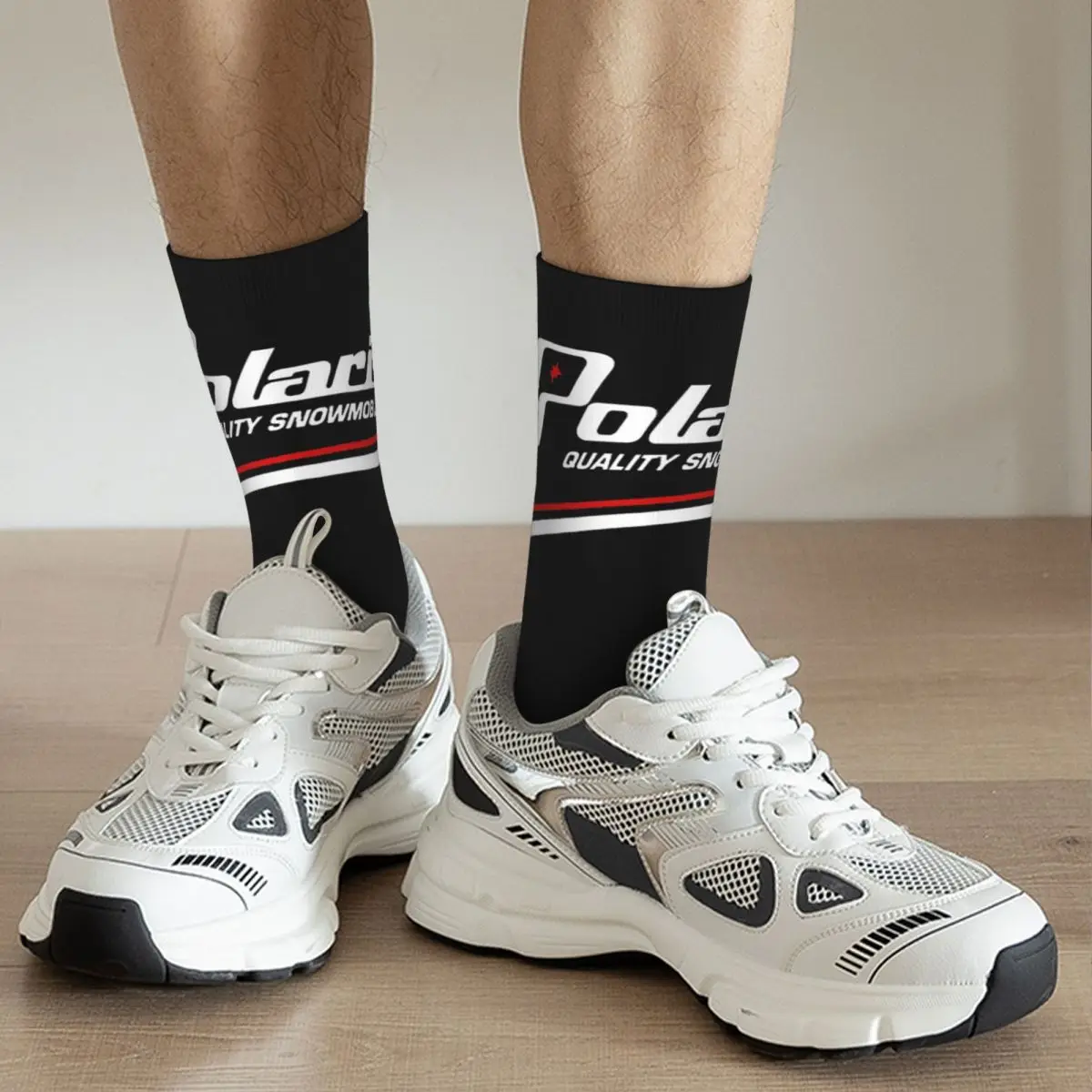 ポラリスロゴソックス原宿吸汗ストッキングオールシーズンロングソックスアクセサリー男性用女性用誕生日プレゼント
