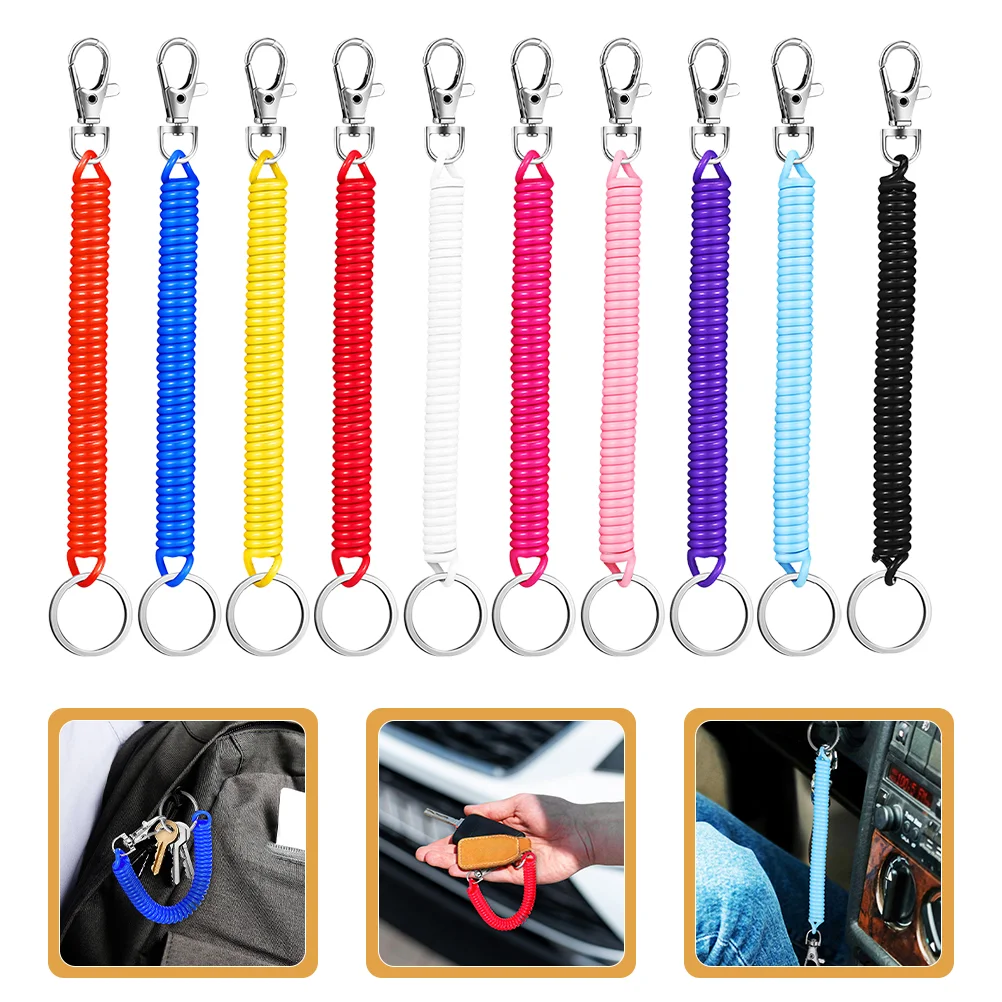 20 шт., эластичные ремешки для брелоков