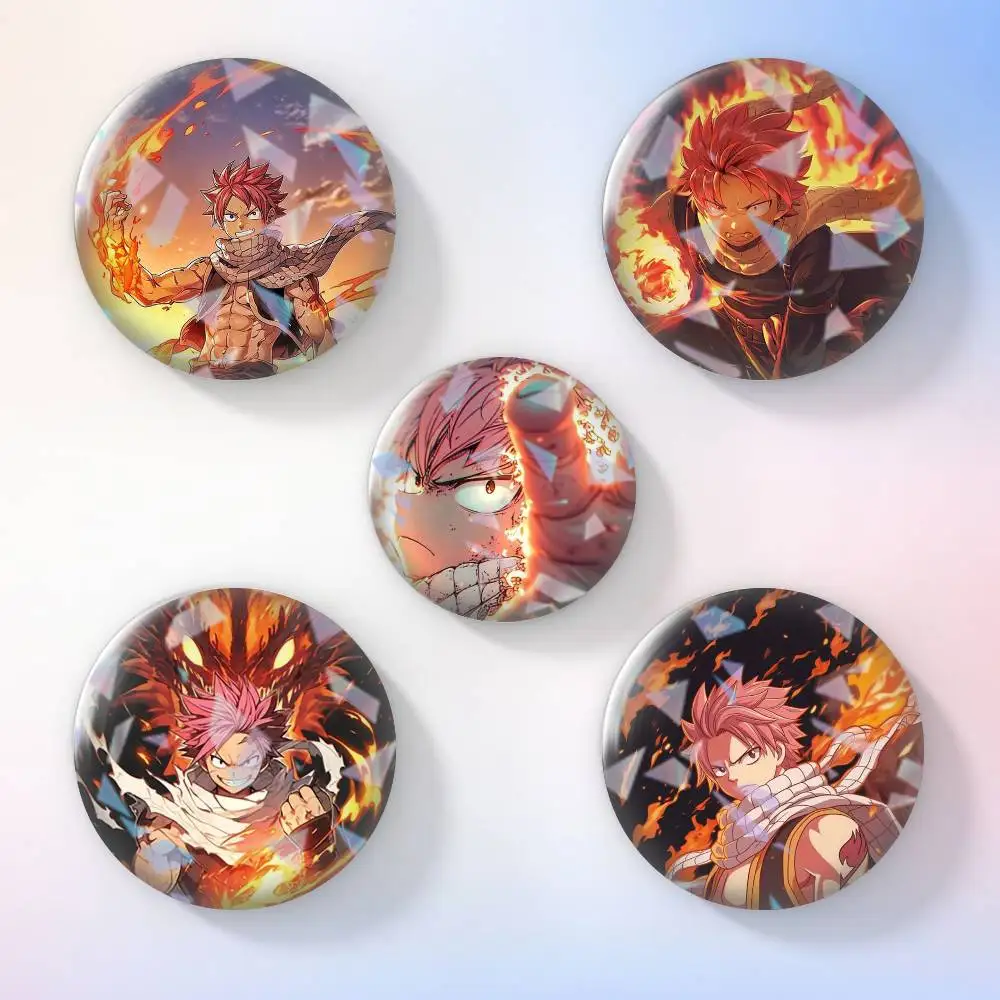 

Fairy Tail Natsu Dragneel Brooch Metal Decorative Brooch Pins for Backpack Clothes Jacket Accessories,Souvenir.