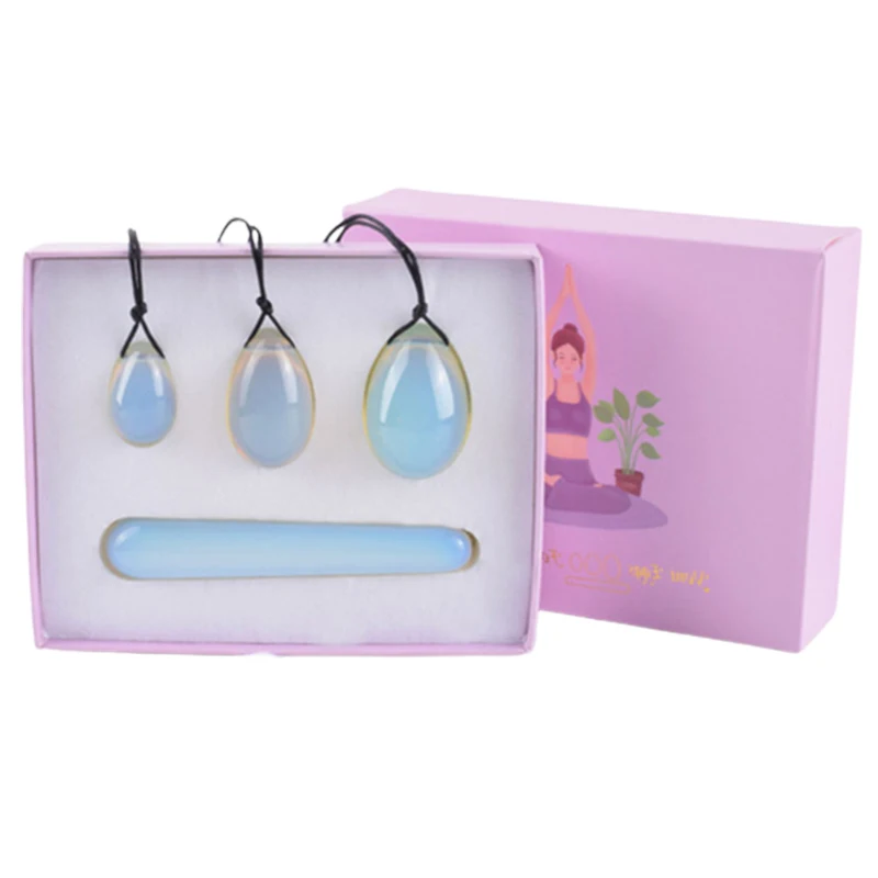 

Opalite Yoni Jade Eggs Jade Vaginal Balls Natural Stone Woman Kegel Exerciser Vaginal Muscle Tighten Exercise Yoni Egg Massage