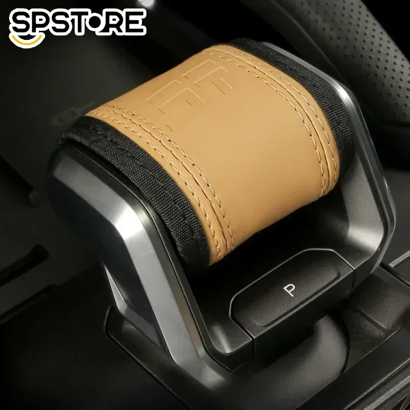 For Jetour Traveler Shanhai T2 Auto Gear Cover Armrest Box Cover Gear Handle Head Rod Turning Fur Protection Car Accessories