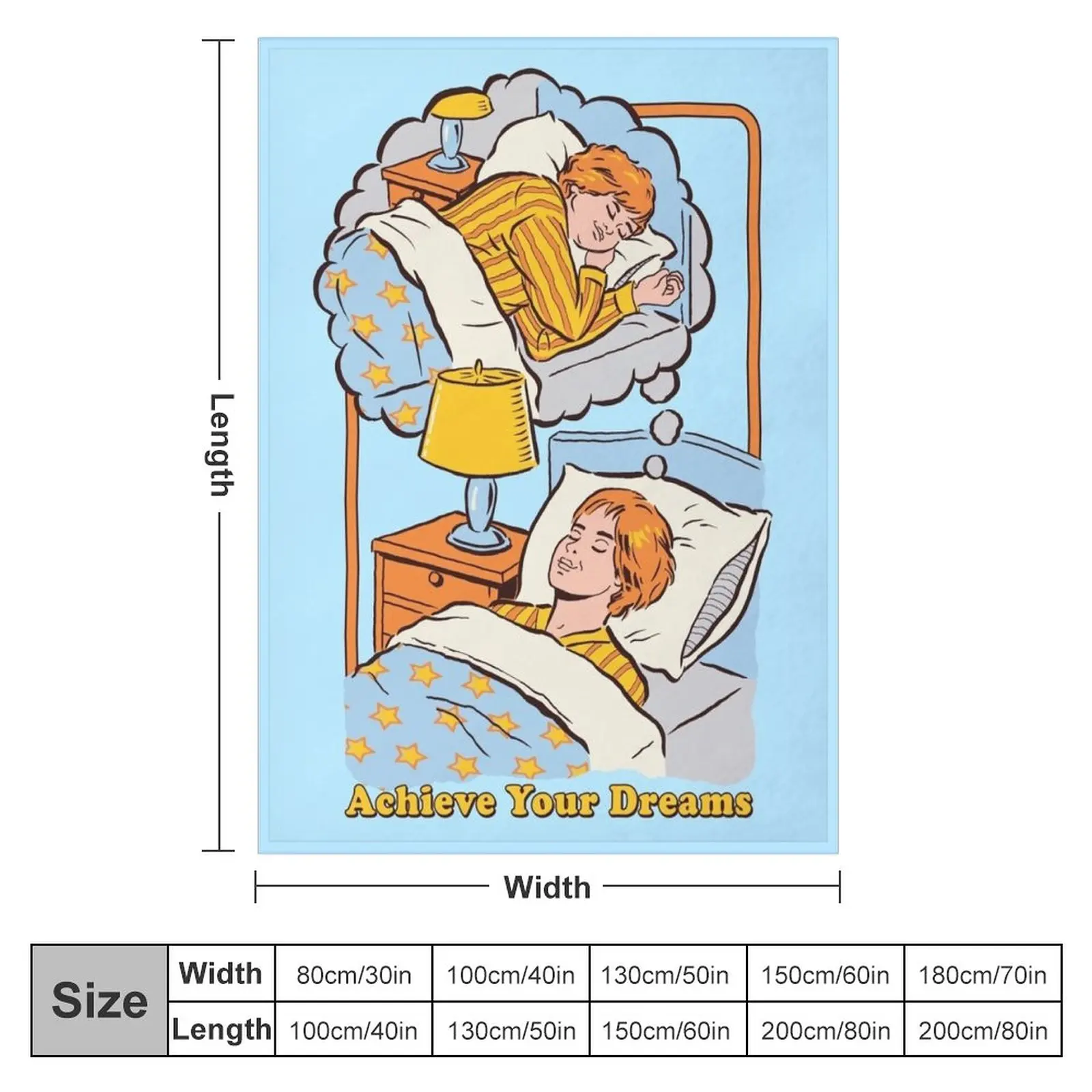 Achieve Your Dreams Throw Blanket Vintage Blanket blankets and throws