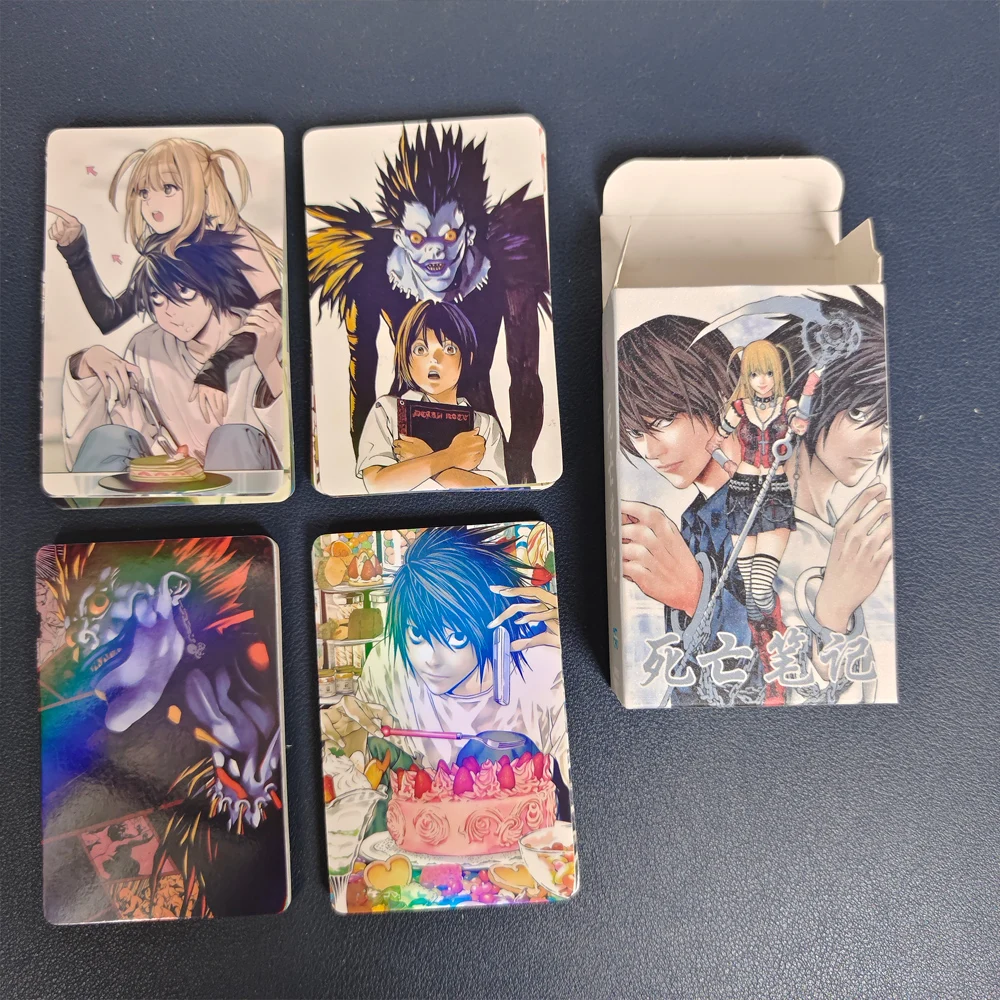 Death Note Manga Laser Lomo Card Album Characters Photocard for Fans Collection Cards Random Cover