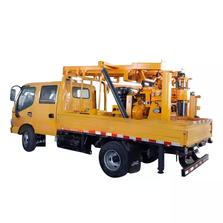 High quality new truck mounted water well drilling rig machine / rotary water drill rig / borehole drilling rig