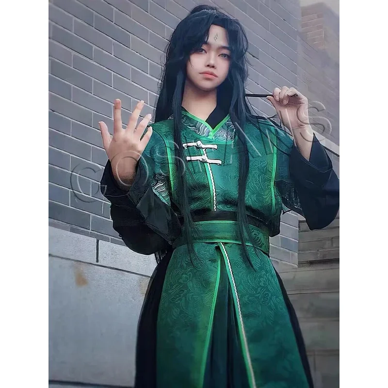 Qq78Request7Tian Guan Ci Fu He Xuan Qi Rong Feng Shi Qingxuan Cosplay Costume Halloween Hanfu Anime Props Wig Fancy Stage Perfor-image