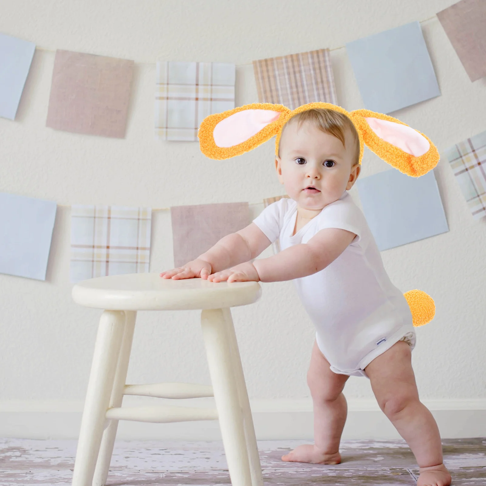 

1 комплект, повязка на голову с собачьими ушками, косплей, костюм животного, реквизит, фестиваль, вечерние аксессуары для Хэллоуина, комплект, косплей, костюм собаки