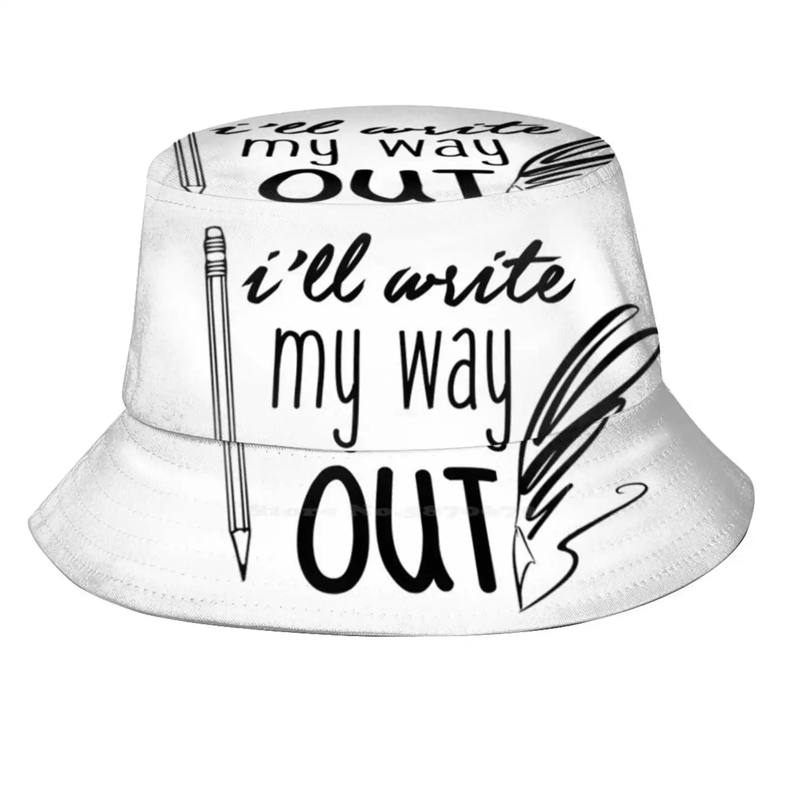 I'll Write My Way Out Outdoor Sun Fishing Panama Hats Broadway Musical