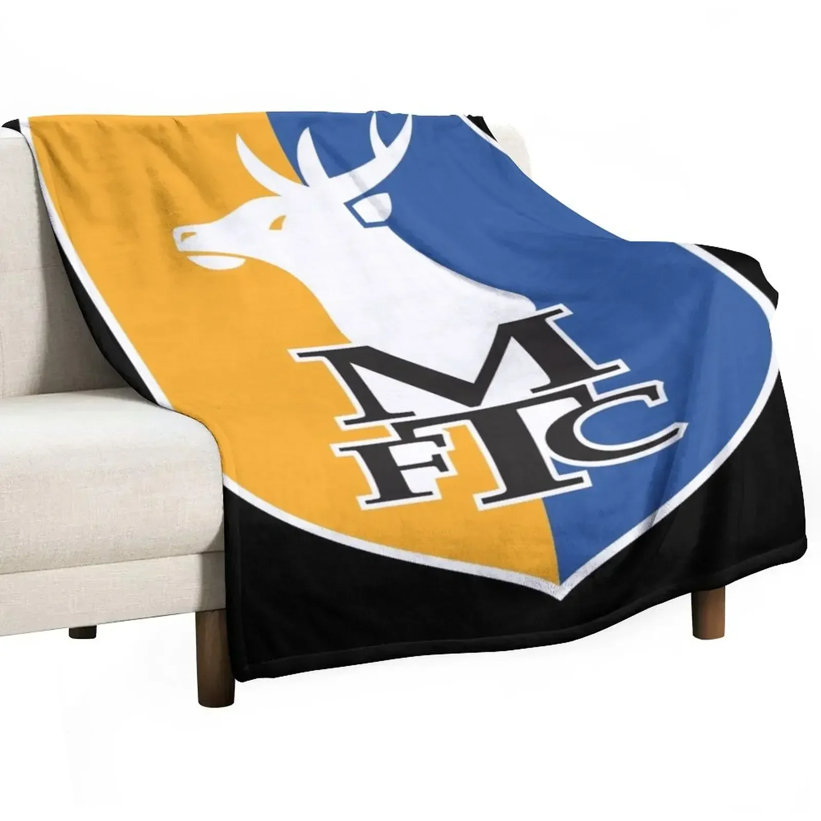 

Best Club Merch Mansfield Town FC Design Throw Blanket Thin Bed Fashionable Summer Beach Blankets