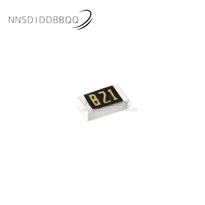 50PCS 0603ตัวต้านทานชิป820Ω(8200) ± 0.5% ARG03DTC8200ตัวต้านทาน SMD ชิ้นส่วนอิเล็กทรอนิกส์