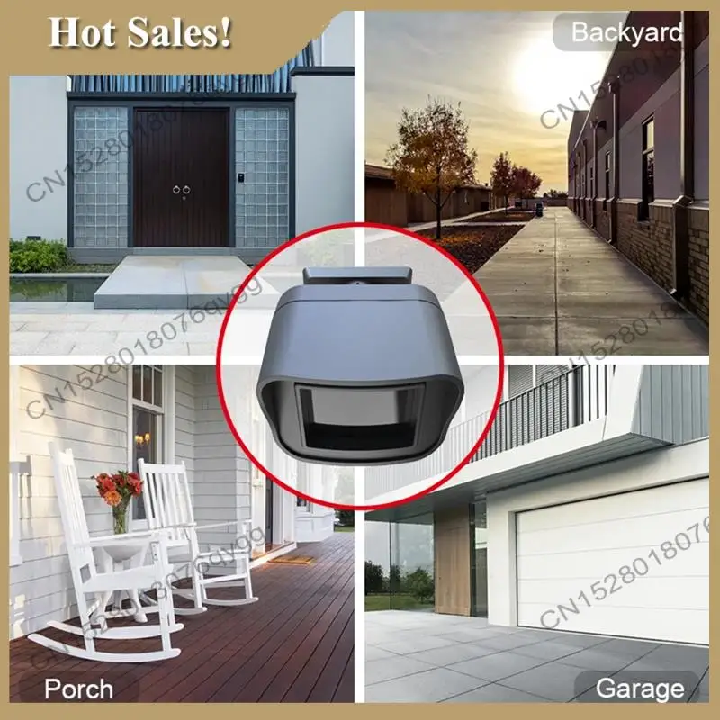 -ABGQ Smart Home Security Outdoor Weather Resistant Wifi Motion Sensor Detector-Remote APP Control For Alexa Notifications