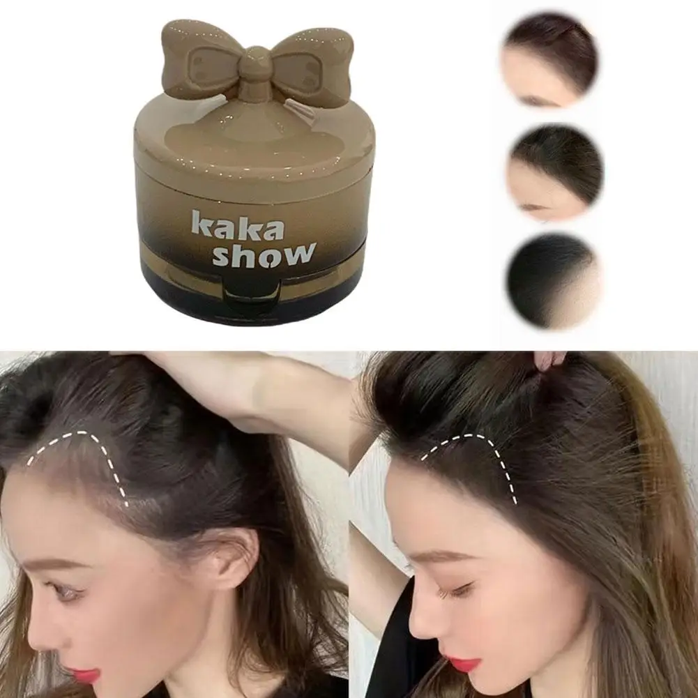 

Hairline covering Powder Small Sponge Head Hair Root Cover Up Black Hair Concealer Pen Natural Hair Instantly Edge Shadow B B2Y5