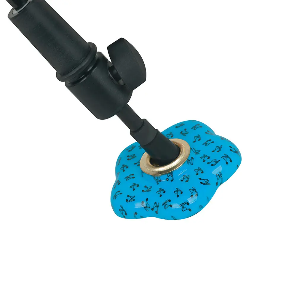 

Cello Stopper Non-Slip Violoncello Mat Durable Abs Eva Anti-Slip Cello Floor Protector Flower Design Blue Instrument Accessory
